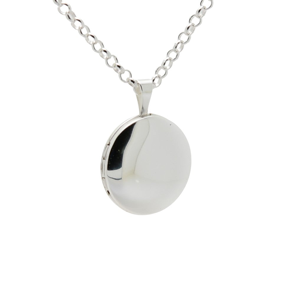 pewterhooter® Women’s Sterling Silver Locket and Chain