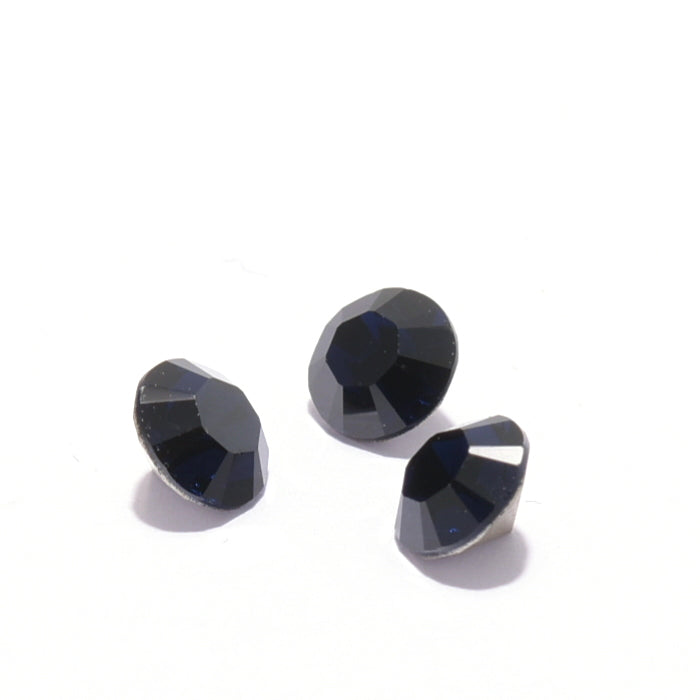 Swarovski 1028 SS29 Chaton Crystals – Factory Sealed Pack of 360 – Dark Indigo (Foiled Back)
