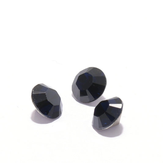 Swarovski 1028 SS29 Chaton Crystals – Factory Sealed Pack of 360 – Dark Indigo (Foiled Back)