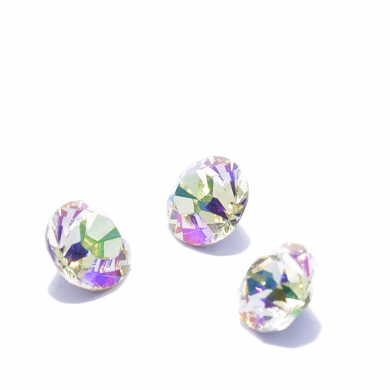 Swarovski 1028 SS29 Chaton Crystals – Factory Sealed Pack of 360 – Luminous Green (Foiled Back)